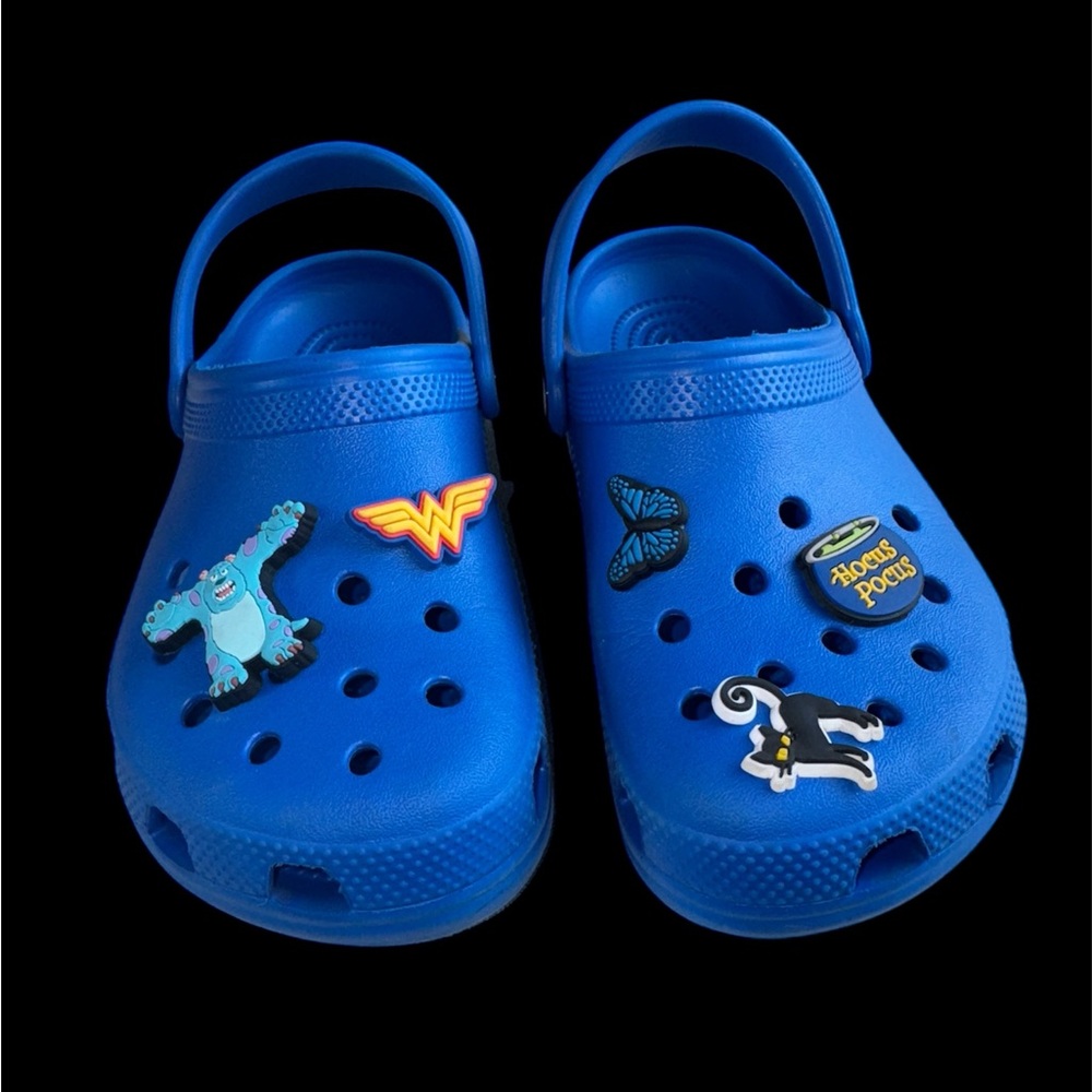 CROCS Blue Sandals with Perforated Design
